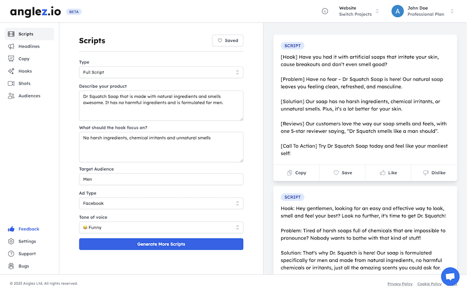 Product screenshot